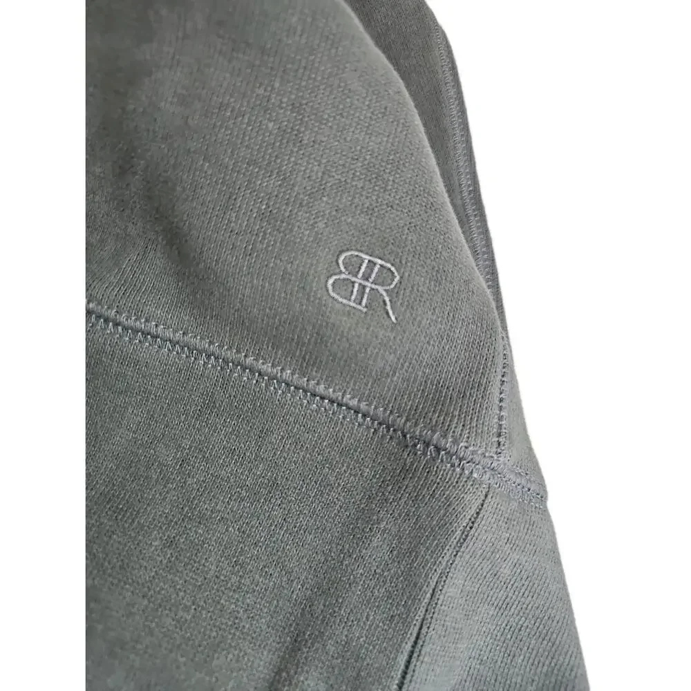 Banana Republic ~Men's Size M~ Green Cotton Blend 1/4 Zip Pullover NWT.